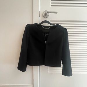 Black cropped jacket